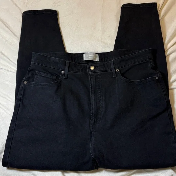 Everlane Curvy High-Rise skinny Jean Size 35 Crop - Picture 2 of 5